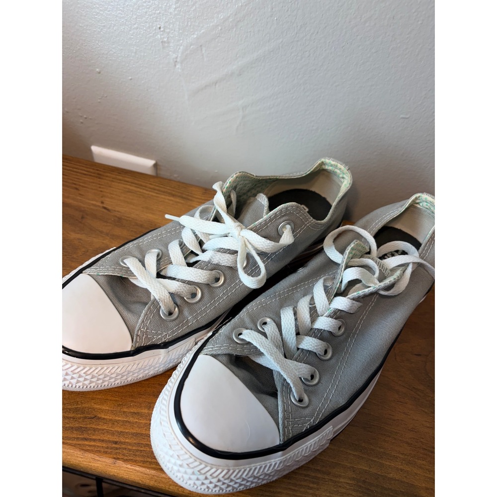 Converse Chuck Taylor All Star Gray Polka Dot Lining Low Top Sneakers 556600F 7